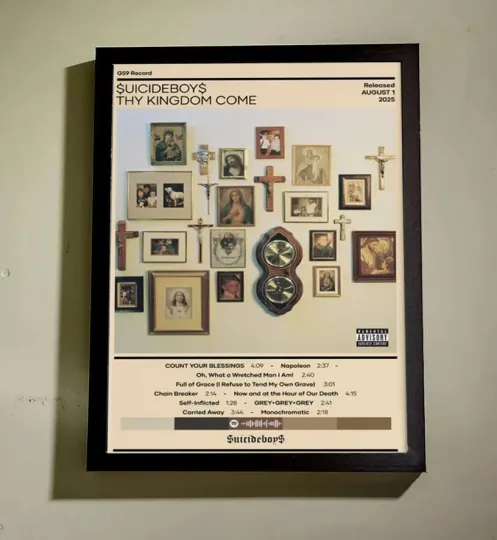 SuicideboyS Poster Thy Kingdom Come Album Cover Vertical Poster