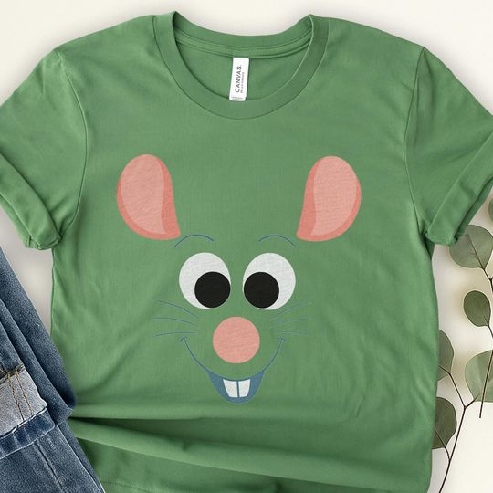 Discover Disney Pixar Ratatouille Remy Big Face Shirt, Remy Mouse Chef Anyone Can Cook Shirt