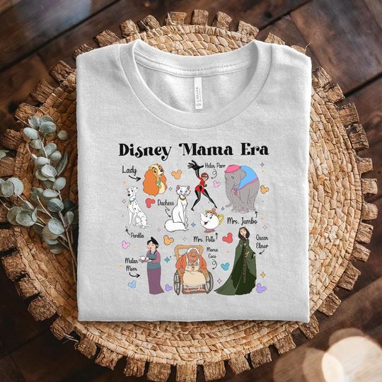Discover Retro Disney Mama Era Shirt, Funny Disney Mother'S Day Gift Ideas T-Shirt, Disney Mama Matching Tee, Disneyland Trip Family Vacation C1FC32