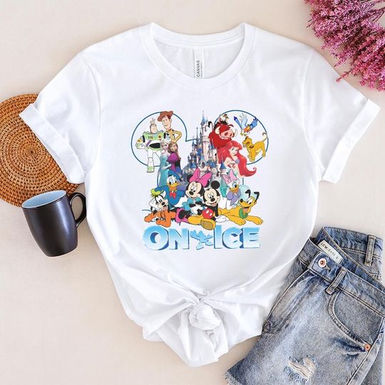 Discover Disney On Ice Shirt, Disney Characters Shirts, Disney Vacation Shirt, Disney Epcot Shirt