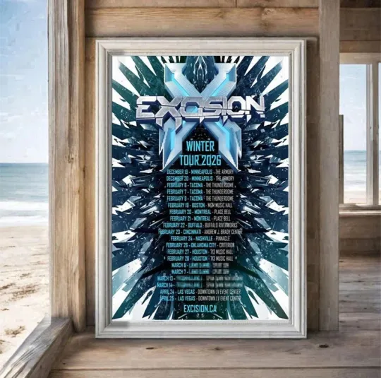 Discover Excision Winter Tour 2026 Poster