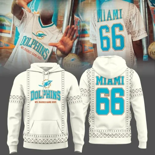 Discover Dolphinss In Madrid Game Hoodie Full Size S-5XL