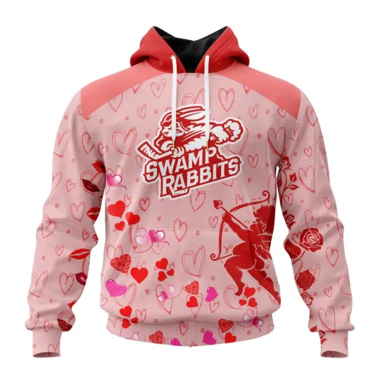 Discover Personalized Greenville Swamp Rabbits Hoodie Special Valentines Day
