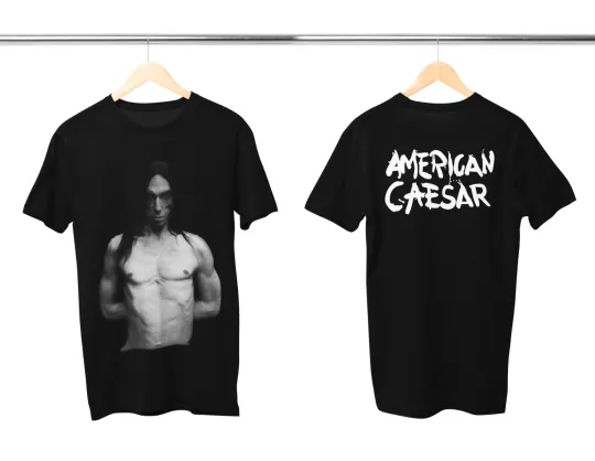 Discover Iggy Pop American Caesar Double Sided T-Shirt