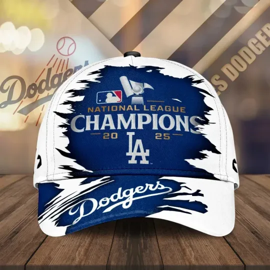 Discover Dodgerr 2025 National League Champions Classic Cap