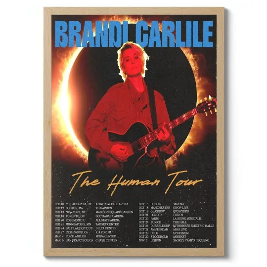 Discover Brandi Carlile 2026 – The Human Tour Poster