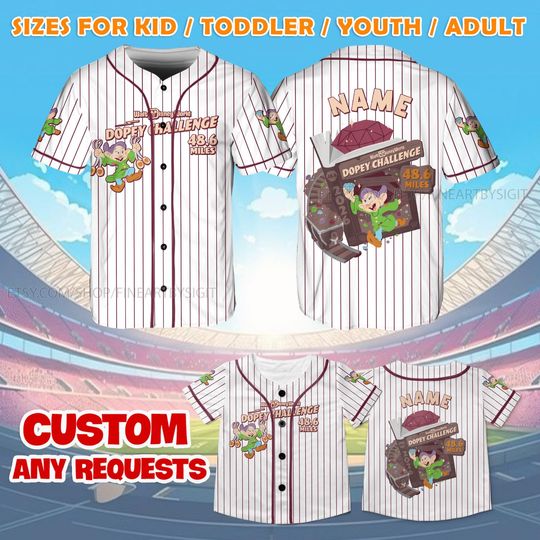 Discover Disney Dopey Challenge Jersey Shirt, WDW Dopey Marathon Jersey, Dopey Challenge Matching Jersey Shirt, Disneyland Runner Spirit Jersey