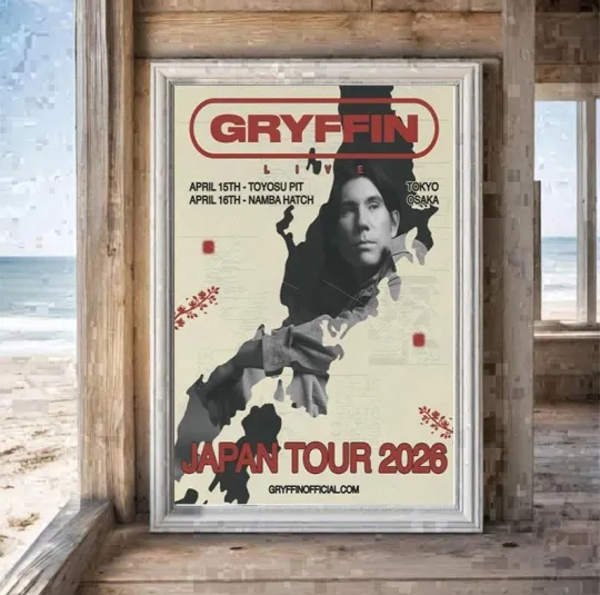 Gryffin Japan Tour 2026 Poster