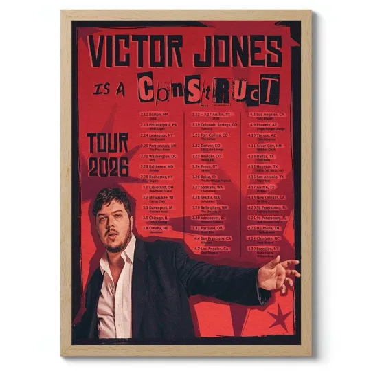 Discover Victor Jones is a Construct Tour 2026 Poster