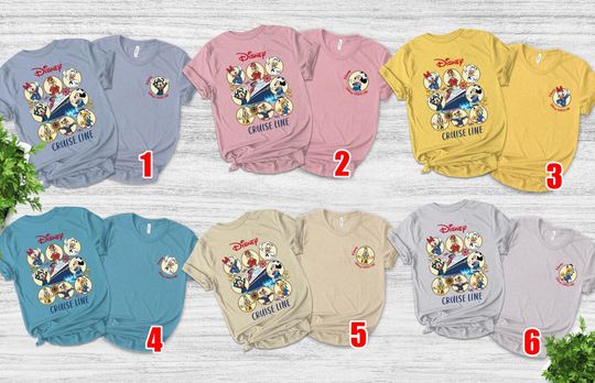 Discover Disney Mickey And Friends Cruise Line Custom Shirts, Disney Cruise Shirt, Disney Family Trip, Cruise Birthday Shirt, Cruise Squad Tee SL4E06