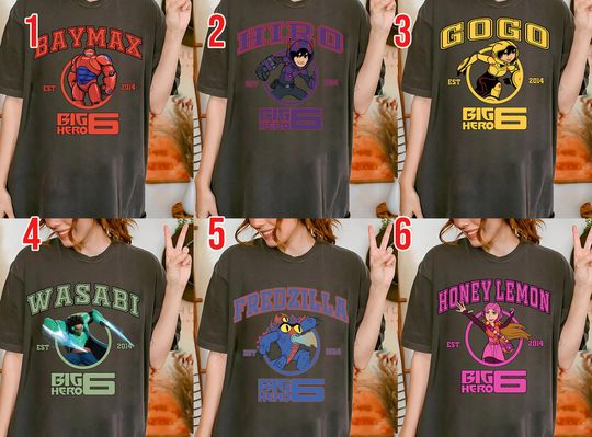 Disney Big Hero 6 Matching T-shirt, Disney Baymax Costume Shirt, Disney Family Trip Shirt