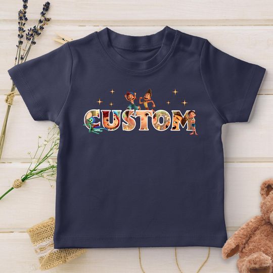 Custom Name Disney Pixar Luca Shirt, Luca Alberto Giulia Ercole, Personalized Disney Family Matching T-shirt