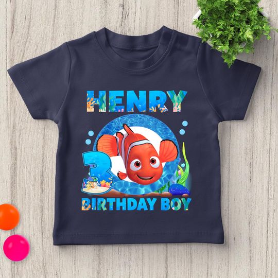 Finding Nemo Birthday Shirt, Finding Nemo Birthday Shirt, Finding Nemo, Nemo, Personalized Shirt