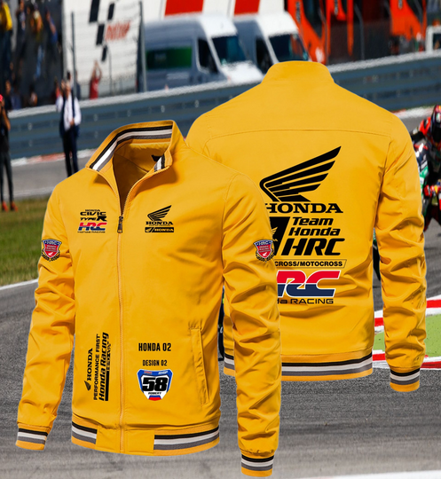 Discover 2026 New Honda Motorcycle Jacket Fashion Honda Bomber Jacket Extra Large Outdoor Sports Fashion Racing Jacket Honda Men's Wear