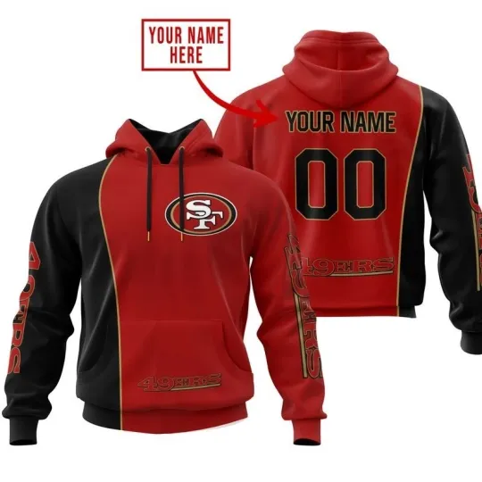 Discover Personalized San Francisco Football 49erss Team Hoodie Unisex Adult S-5XL Gift