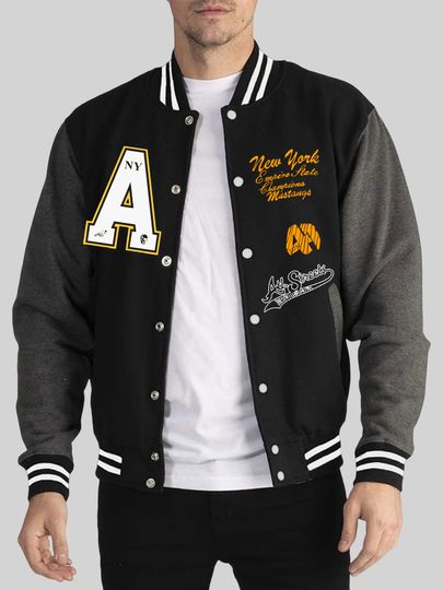 Discover New York Empire State Print Veste Man Autumn&nbsp;Winter Clothing Warm Trendy Clothes Sports Loose Baseball Jersey Casual Soft Tops