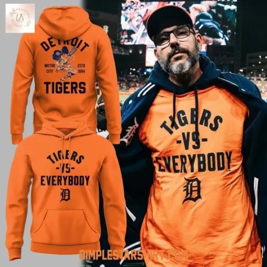 Detroit Tigers Vs Everybody 3D Hoodie