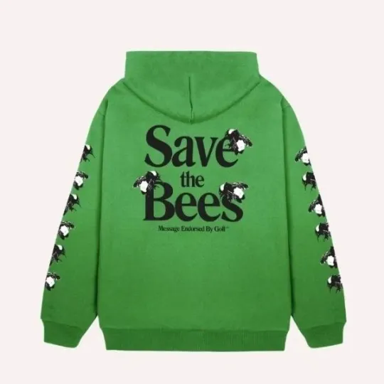 Discover Tyler the Creator Save The Bees 3D Hoodie ChromeKopia Green Tour Merch 2025