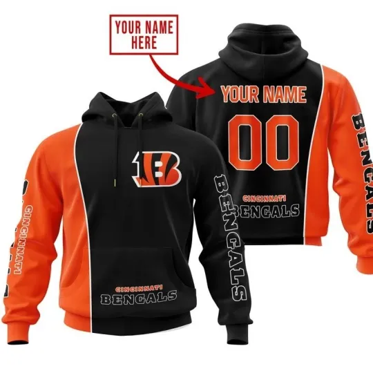 Discover Personalized Cincinnati Football Bengalss Team Hoodie Unisex Adult S-5XL Gift