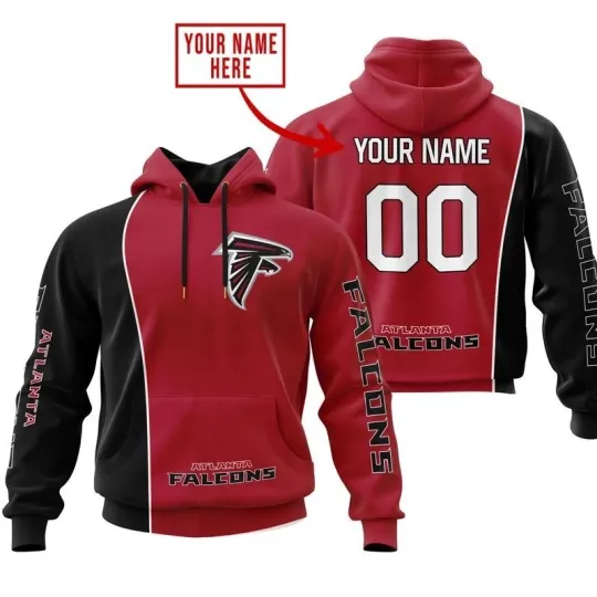 Discover Personalized Atlanta Football Falconss Team Hoodie Unisex Adult S-5XL Gift