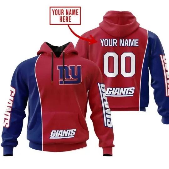 Discover Personalized New York Football Giantss Team Hoodie Unisex Adult S-5XL Gift