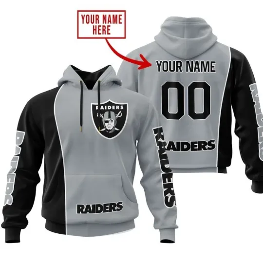 Discover Personalized Las Vegas Football Raiderss Team Hoodie Unisex Adult S-5XL Gift