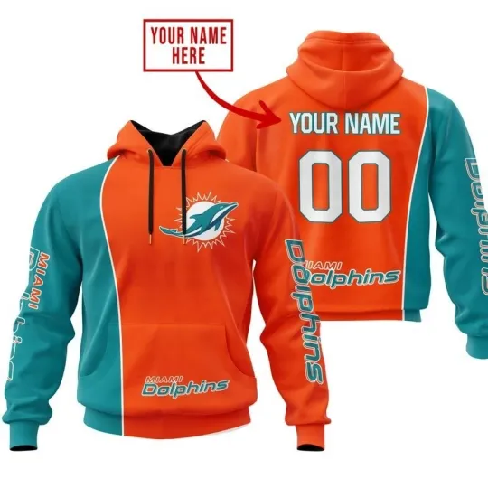 Discover Personalized Miami Football Dolphinss Team Hoodie Unisex Adult S-5XL Gift