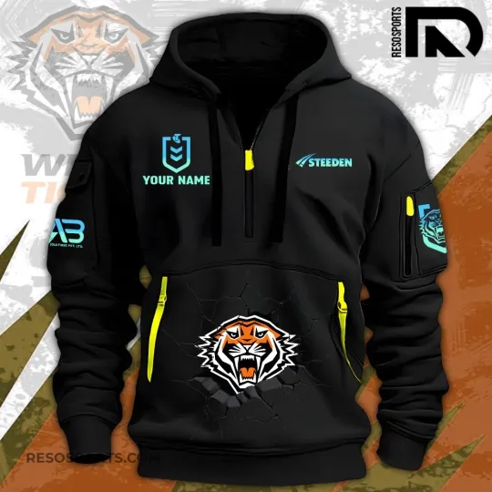 Discover Wests Tigers NRL Zip Hoodie for Fans