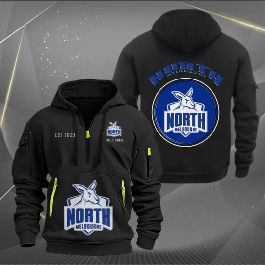 Discover North Melbourne FC Tactical Zip Hoodie for Fans