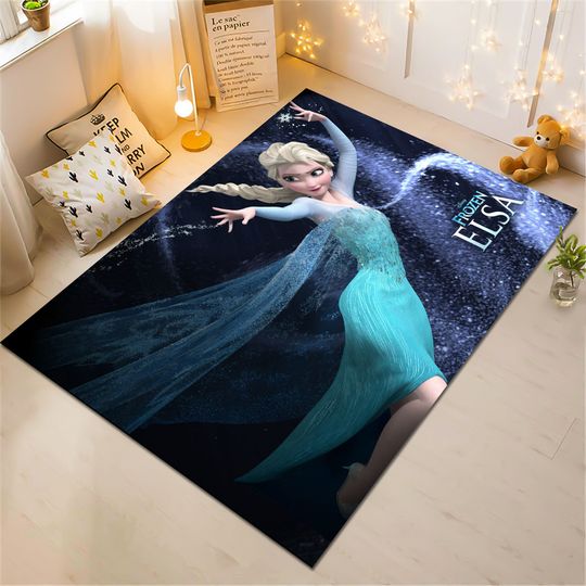 Discover Frozen Rug, Elsa Rug,Nursery Rug, Kids Rug, Minimalist Rug, Custom Rug, Popular Rug, Nursery Decor, Area Rug, Kids Room Rug,Gift For Kids