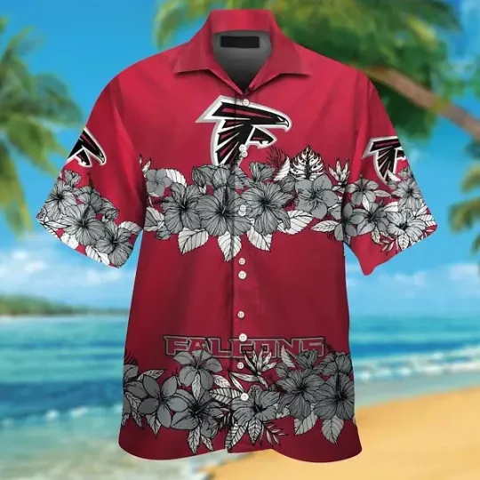 Discover Atlanta Falcons Hawaiian Short Sleeve Tropical Shirt
