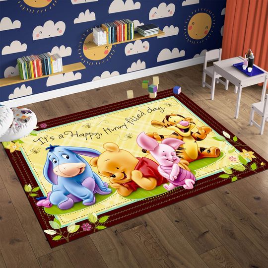 Discover Cute Friends Rug, Kids Rug,Kids Room Decor, Minimalist Rug, Custom Rug, Popular Rug, Fantastic Rug, Area Rug, Kids Room Rug