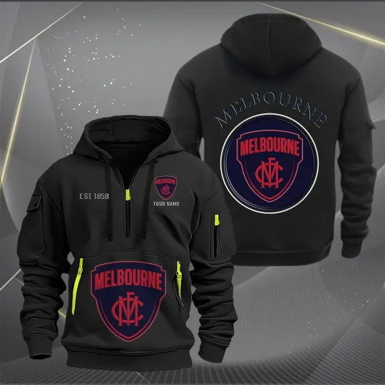 Discover Melbourne Football Club Zip Hoodie for Fans