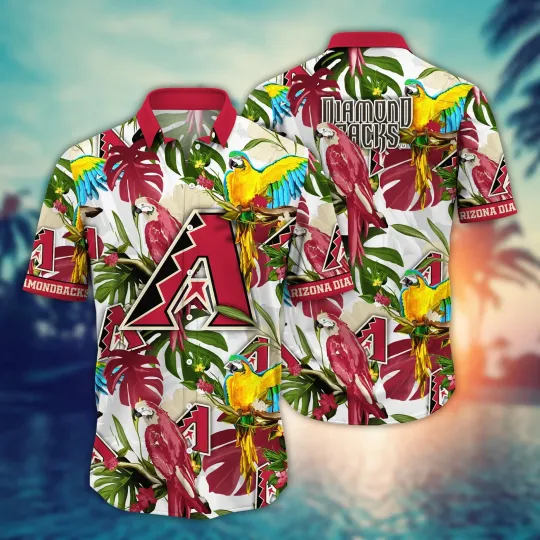 Discover Arizonna Diamondbacks Hawaiian Shirt Seasidetime Aloha Shirt