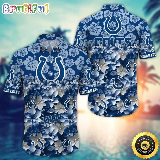 Discover football Indianapolis Colts Hawaiian Shirt Trending Summer