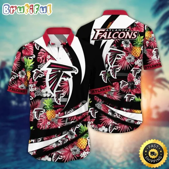 Discover football Atlanta Falcons Hawaiian Shirt Flower Classic Hawaii Shirt