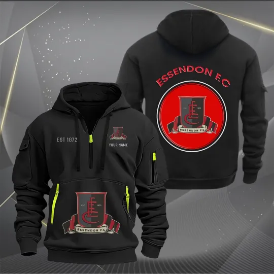 Discover Essendon Football Club Zip Hoodie for Fans