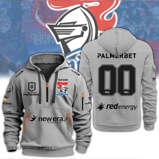 Discover Newcastle Knights NRL Zip Hoodie for Fans