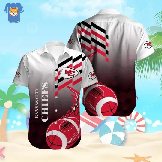 Discover football Kansas City Chiefs Hawaiian Shirt Beach Gift For Friend
