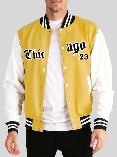 Discover Chicago Number 23 Pattern New American Clothing Mens Warm Street Baseball Jersey Sports Fashion Clothes Autumn&nbsp;Winter Jackets