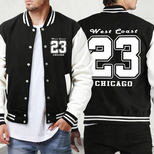 Discover Freedom 26 Letter Chicago Printing Baseball Uniform Man Basics Oversized Menswear Loose Winter Tops Autumn&nbsp;Comfortable Jacket