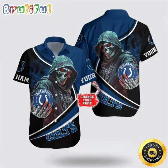 Discover Personalized Indianapolis Colts Hawaiian Shirt