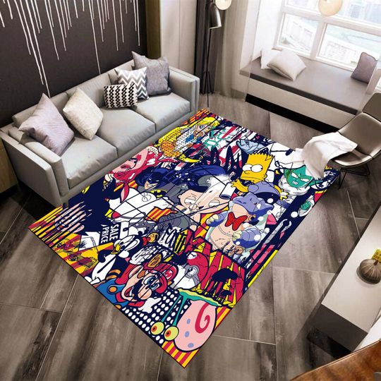 Discover Anime Rug,Popular Game Rug,Pop Art Rug,Minimalist Rug, Fantastic Rug,Art Design Rug, Colorful Rug, Personalized Rug, Popular Rug, Area Rug
