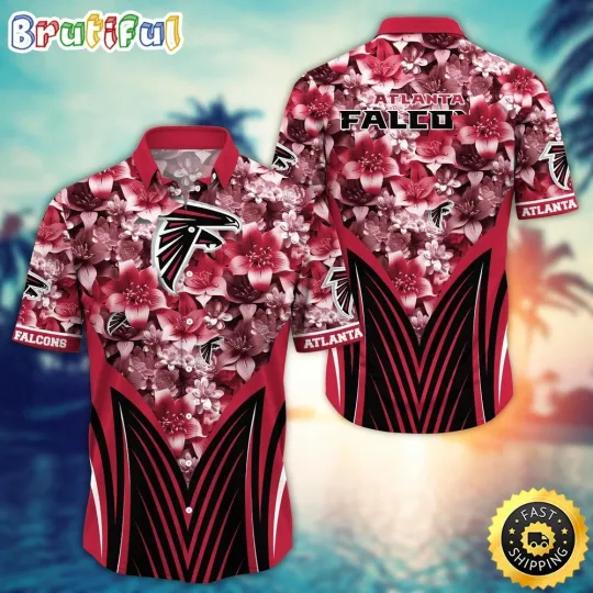 Discover football Atlanta Falcons Hawaiian Shirt Tropical Aloha Shirt