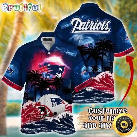 Discover Personalized New England Patriots Hawaiian Shirt