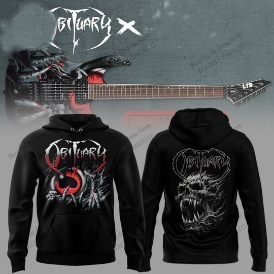 Discover New Heavy Metal Rock Hoodie Sweatshirt Obituary Band 3d Print Hoodie Men Women Fashion Hip Hop Oversized Tracksuit Mens Clothing