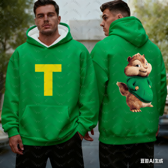 Discover Alvin and The Chipmunks 2026 Fashion Hooded Sweatshirt Women Men's Hoody Alvin Chipmunk Halloween Costume Kid's Pullover