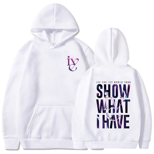 Discover IVE The 1ST World Tour Show What I Have Merch Hoodies Kpop Long Sleeve Streetwear Men Women Hooded Sweatshirts Clothes Autumn