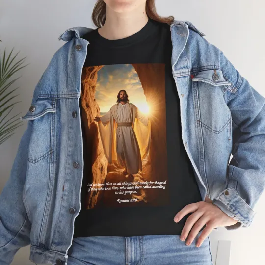 Discover All things God works together for good T-Shirt | Religious Scripture Design