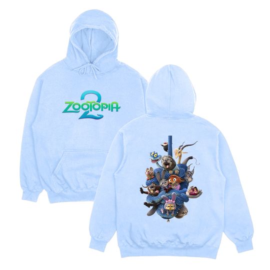 Zootopia 2 Movie Mew Hoodies Family Vacation Hoody Anime Cartoon Print Clothing  Fashion Funny Y2k Women Men Sweatshirt Pullover